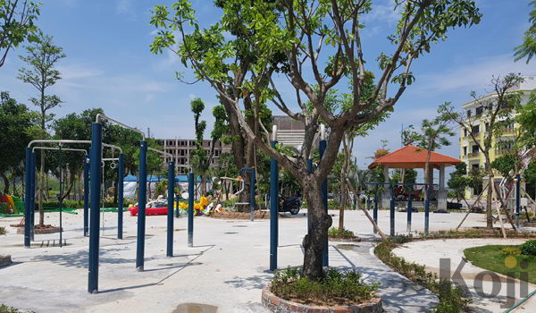Dự án lắp đặt thiết bị thể thao ngoài trời tại Công viên khu đô thị Phúc Thành, chợ bao bì Hưng yên