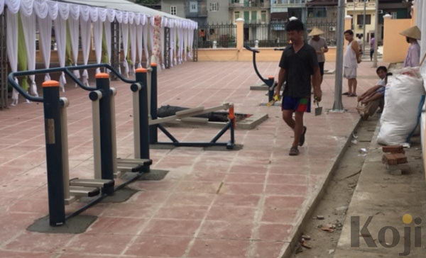 Dự án lắp đặt thiết bị thể thao ngoài trời tại Nhà văn hóa thôn Đoài, xã Việt Hùng, huyện Động Anh