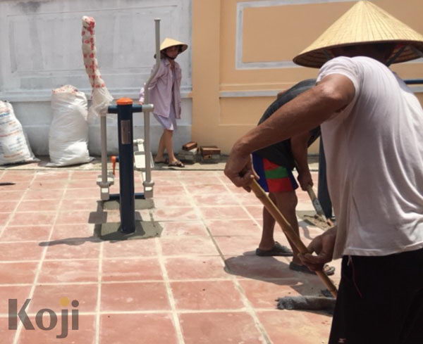 Dự án lắp đặt thiết bị thể thao ngoài trời tại Nhà văn hóa thôn Đoài, xã Việt Hùng, huyện Động Anh