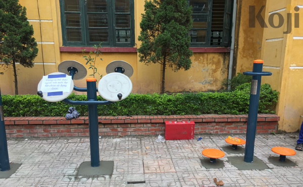 Dự án lắp đặt thiết bị thể thao ngoài trời tại trường THPT Đa Phúc - Sóc Sơn