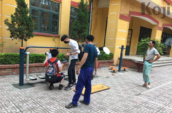 Dự án lắp đặt thiết bị thể thao ngoài trời tại trường THPT Đa Phúc - Sóc Sơn