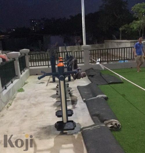 Dự án lắp đặt thiết bị thể thao ngoài trời tại Khu chung cư Xuân Mai - Nguyễn Xiển