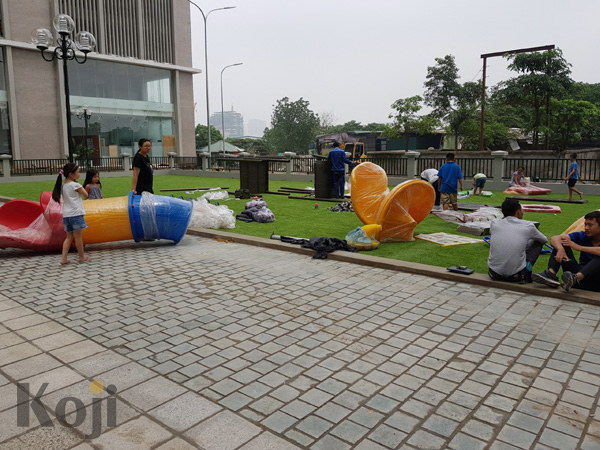 Dự án lắp đặt thiết bị thể thao ngoài trời tại Khu chung cư Xuân Mai - Nguyễn Xiển