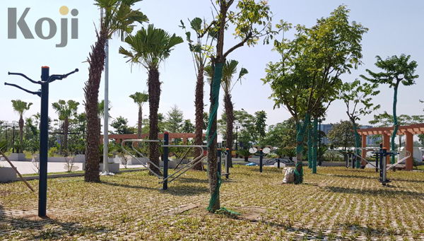 Dự án lắp đặt thiết bị thể thao ngoài trời tại Vườn hoa Phúc Lợi - Quận Long Biên - Hà Nội