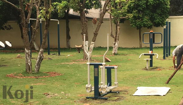 Dự án lắp đặt thiết bị thể thao ngoài trời tại BCHQS tỉnh Vĩnh Phúc